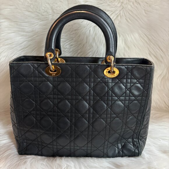 Christian Dior Lady Dior Bag Black - Picture 3 of 14